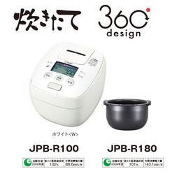 新発売　圧力IH炊飯ジャー＜炊きたて＞（JPB-R100、JPB-R180）