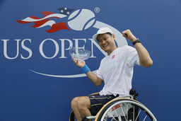 国枝慎吾選手とノバク・ジョコビッチ選手が全米オープンテニス2015で優勝！