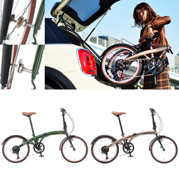 乗るときも、折りたたむときも快適に。手軽にクルマに載せやすい20インチ折りたたみ自転車発売。