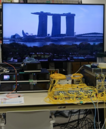 シンガポール－日本間で環太平洋マルチパスによる8K多重化ライブ配信を実施