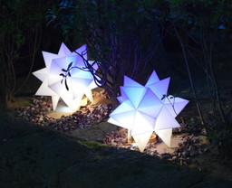 金沢工業大学月見光路プロジェクトが星あかりで犀川を空間演出 「サイガワあかりテラス」