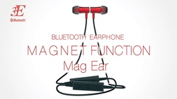 マグネットの力でもっと便利なBluetoothイヤホン『3E Mag Ear（マグイヤー）』を発売