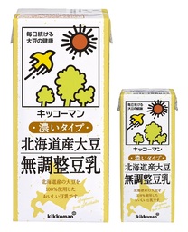 北海道産大豆100％使用！濃いタイプのプレミアム豆乳！「北海道産大豆　無調整豆乳」新発売！